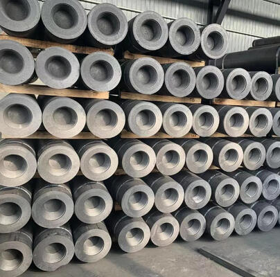 Chine Graphite Products Carbon Electrode UHP/HP/RP Dia 350mm Graphite Electrode with Nipple for Lf or Eaf fournisseur