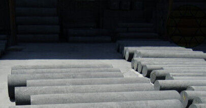 Sintered Artificial isostatic graphite rods