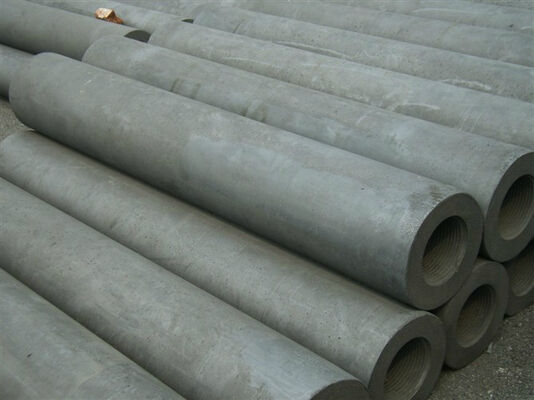 high density Dia200mm  graphite electrode importer in resistance furnace