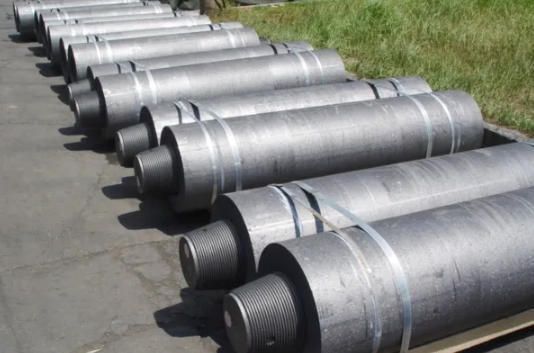 Graphite Products Carbon Electrode UHP/HP/RP Dia 300-700mm Graphite Electrode With Nipple for Eaf