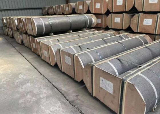 Up To 3000°C High Power Graphite Electrode Featuring Modulus Of Rupture 10-14 MPa Suitable for Steelmaking and Foundry Processes