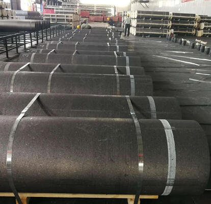 HP Grade 300mm Graphite Electrode Thermal Stability for Smelting