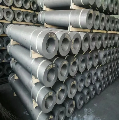 Graphite Electrodes For Melting Arc Furnace Carbon Electrode Rod fournisseur