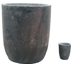 graphite crucible for melting metal