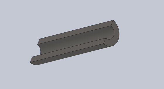 High Quality Graphite Launder For Zinc Chloride Casting