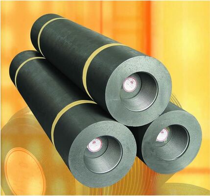 Homogeneous texture Nominal Diameter 85 mm graphite electrodes with 4TPI Nipple