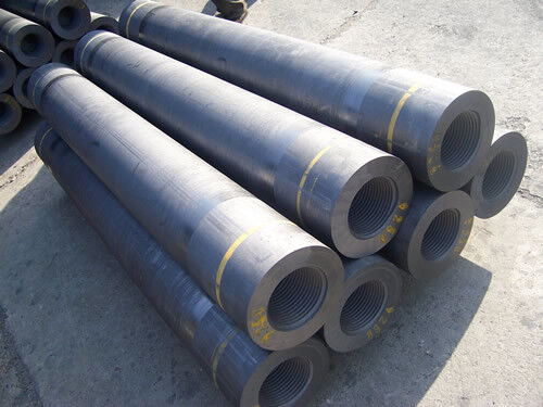 Homogeneous texture Nominal Diameter 85 mm graphite electrodes with 4TPI Nipple