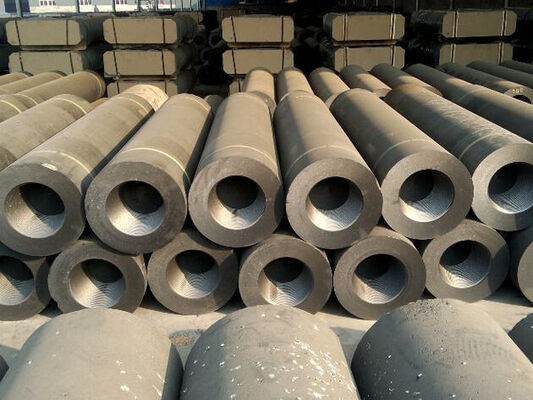 Super High Power Nominal Diameter 85 mm graphite electrodes for induction heating for making yellow phosphorus