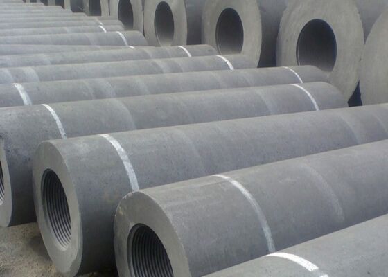 Excellent Resistance Nominal Diameter 85 Mm Graphite Electrodes For Making Ferroalloy
