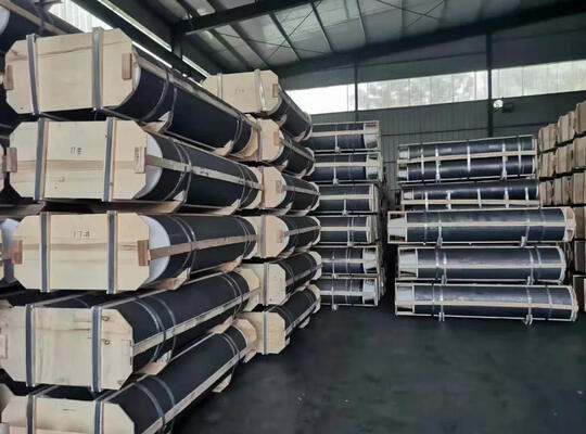 High Carbon Graphite EleDiameter 500mm UHP Graphite Electrode For Refining Furnace