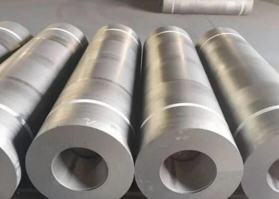 Ultra-High Power Carbon Graphite Electrodes SHP UHP For Foundry Arc Furnace Steel Metal Casting