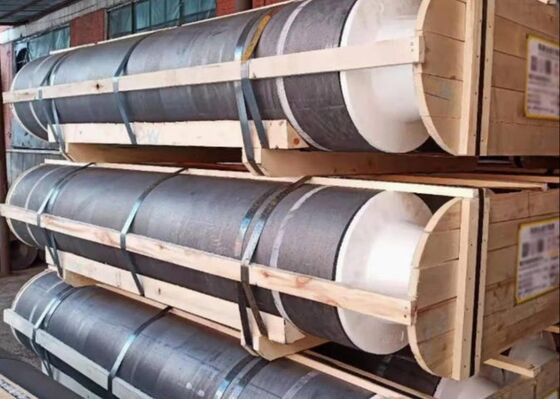 Extruded Graphite Graphite Electrodes Electrode Block Featuring Resistivity 5 To 8 μΩ·m Suitable for Steel Industry and Electric Arc Furnace