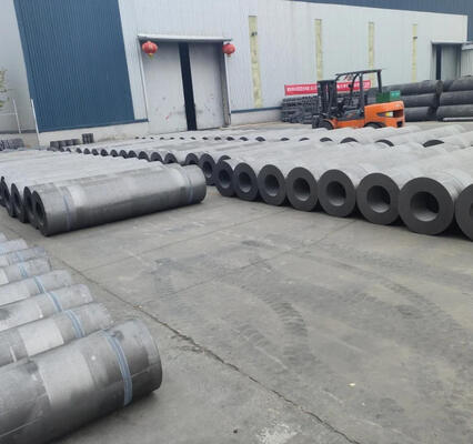 Low Price EAF Dia 400mm Graphite Electrode UHP With 4TPI Nipples