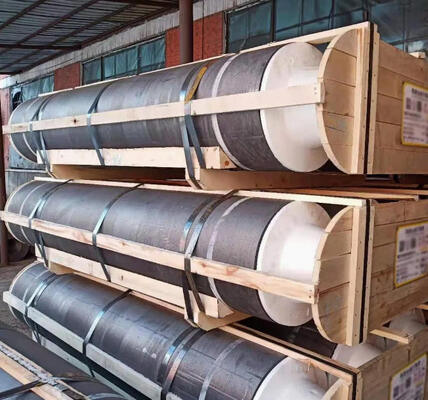 Steel Casting UHP Extruded Carbon Graphite Electrode with Nipples